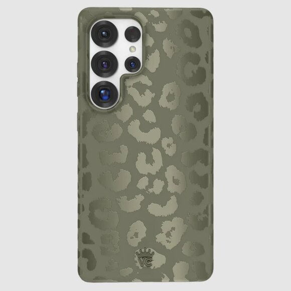 Olive Leopard Samsung S25 Ultra Case - Picture 1 of 6